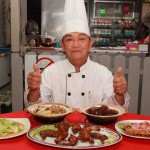 MASTER LEONG INTRODUCING HIS HOME RECIPES IN THE NORTH, CARRIED ON HIS 40 YEARS CHEFING EXPERIENCE