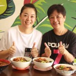 TASTE THE AMAZING VEGES-MADE (COLOURS) MEE HOON KUEH BY 